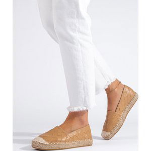 BÉŽOVÉ ESPADRILKY SE VZOREM BL013C Velikost: 37