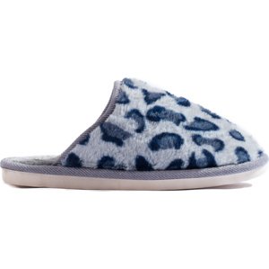 MODRO-ŠEDÉ LEOPARDÍ PAPUČE T-20BL Velikost: 40-41