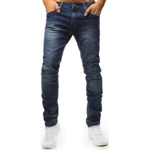 Modré džíny s velkými kapsami ux1317 Velikost: 34