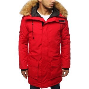 Pánská zimní bunda - červená tx2995 Velikost: 2XL