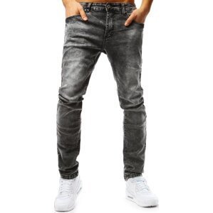 Tmavě šedé pánské džínové kalhoty UX2669 Velikost: 34