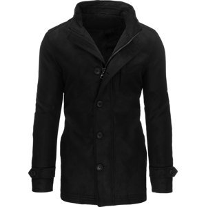 Černý pánský kabát na zip CX0435 Velikost: L