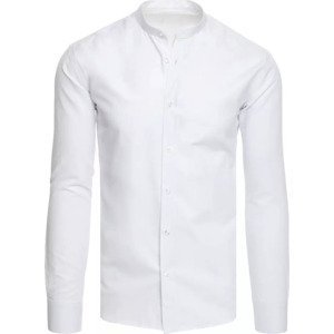 Bílá košile se stojatým límečkem DX2344 Velikost: XL