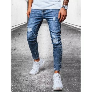 Modré pánské džíny s oděrky UX3906 Velikost: 33