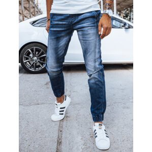 Modré džínové jogger kalhoty UX4036 Velikost: 2XL