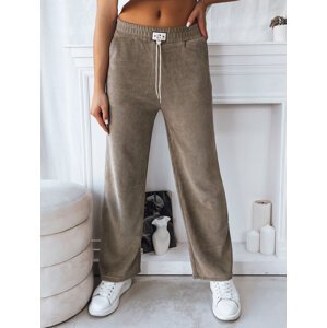 Tmavě béžové široké kalhoty SHERRY UY1767 Velikost: XL