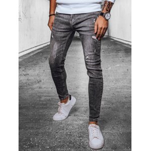 Tmavě šedé džínové kalhoty UX4076 Velikost: 32