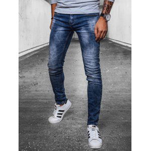 Modré pánské slim fit džíny UX4078 Velikost: 34