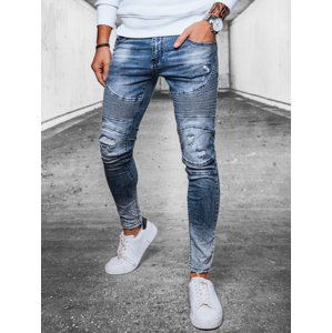 Modré pánské skinny džíny UX4097 Velikost: 38