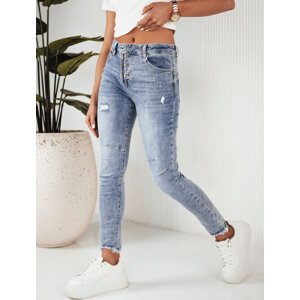 MODRÉ SKINNY DŽÍNY GINA UY1860 Velikost: XS