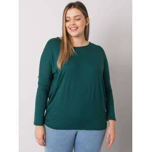 Tmavě zelená dámská halenka RV-BZ-3872.18-dark green Velikost: ONE SIZE