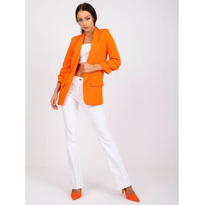 ORANŽOVÉ DÁMSKÉ SAKO GEORGE -DHJ-MA-7684.15P-ORANGE Velikost: XL