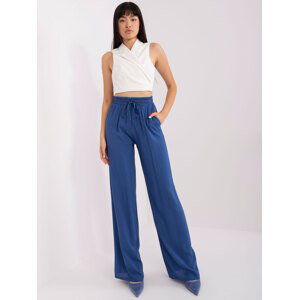 Tmavě modré letní kalhoty -LK-SP-509331.25-dark blue Velikost: L/XL
