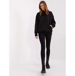 Černá souprava legín a mikiny s kapucí RV-KMPL-9168.87-black Velikost: S/M