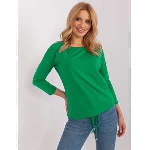 Zelené tričko s 3/4 rukávem RV-BZ-4691.49-green Velikost: S