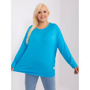 Tyrkysová dámská halenka RV-BZ-3872.18-tyrkysch Velikost: ONE SIZE