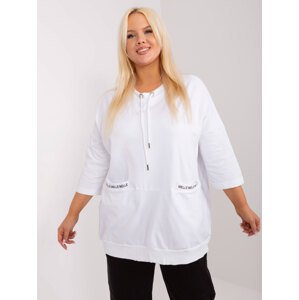 BÍLÁ HALENKA S KAPSAMI RV-BZ-14001.46-WHITE Velikost: ONE SIZE