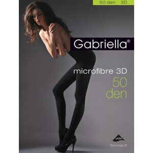 ČERNÉ 3D PUNČOCHOVÉ KALHOTY GABRIELLA MICROFIBRE 3D 120 50 DEN Velikost: S, Barva: Černá