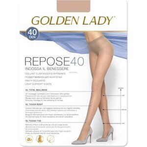 Průhledné punčochové kalhoty Golden Lady Repose 40 den Velikost: 2XL, Barva: Hnědá