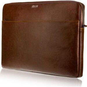 HNĚDÉ POUZDRO PRO NOTEBOOK 13" SA24 13CALI VINTAGE BROWN Velikost: ONE SIZE