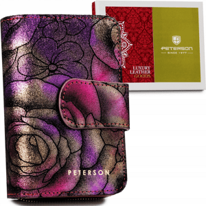 Peterson Vzorovaná dámská peněženka - růžová Y128 425214-MD Velikost: ONE SIZE