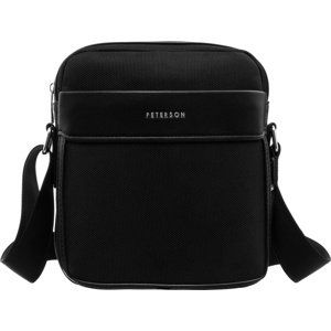 PETERSON ČERNÁ CROSSBODY TAŠKA PŘES RAMENO PU PTN 788801 Velikost: ONE SIZE