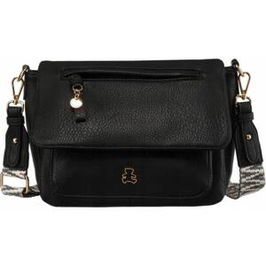 LULUCASTAGNETTE ČERNÁ CROSSBODY KABELKA S KAPSAMI ULYSSIA Velikost: ONE SIZE