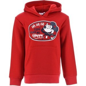 Disney Mickey Mouse červená dětská mikina Velikost: 98