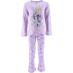 Světle fialové bavlněné pyžamo Disney - Frozen Velikost: 104