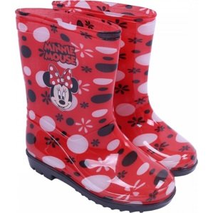 MINNIE MOUSE ČERVENÉ HOLÍNKY PRO HOLKY Velikost: 29/30