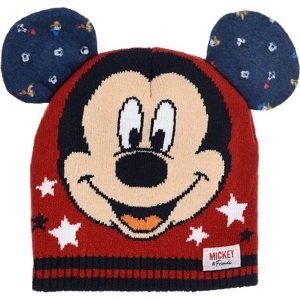 Červená dětská čepice Mickey Mouse Disney Velikost: 48