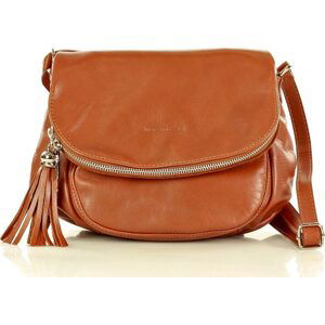 KOŽENÁ CAMEL CROSSBODY KABELKA L27E Velikost: ONE SIZE