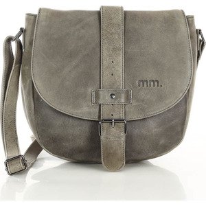 MARCO MAZZINI KHAKI VELKÁ CROSSBODY TAŠKA S KLOPOU (VS93D) Velikost: ONE SIZE