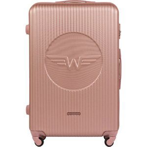 ROSE GOLD SKOŘEPINOVÝ KUFR VEL. L SWALLOW SWL01, WINGS L LARGE SUITCASE, ROSE GOLD Velikost: L