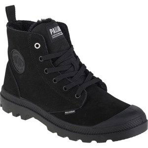 ČERNÉ ZATEPLENÉ KOTNÍKOVÉ TENISKY PALLADIUM PAMPA HI ZIP WL 05982-010-M Velikost: 44