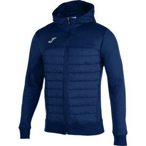 TMAVĚ MODRÁ PÁNSKÁ MIKINA S PROŠÍVÁNÍM JOMA BERNA HOODIE 101103-331 Velikost: S