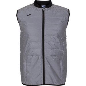 TMAVĚ ŠEDÁ REFLEXNÍ BĚŽECKÁ VESTA JOMA R-NIGHT PADDING VEST 102671-100 Velikost: S