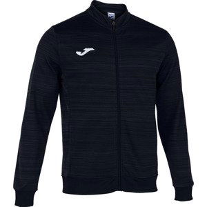 ČERNÁ MELÍROVANÁ PÁNSKÁ MIKINA JOMA GRAFITY III FULL ZIP SWEATSHIRT 102866-100 Velikost: 3XL