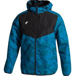 MODRÁ VZOROVANÁ SPORTOVNÍ BUNDA JOMA EXPLORER RAIN JACKET 103017-713 Velikost: L