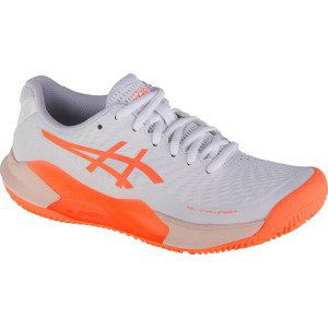 BÍLO-ORANŽOVÉ DÁMSKÉ TENISOVÉ BOTY ASICS GEL-CHALLENGER 14 CLAY 1042A254-101 Velikost: 36