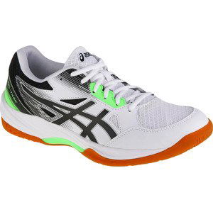 BÍLO-ČERNÉ PÁNSKÉ BOTY NA VOLEJBAL ASICS GEL-TASK 3 1071A077-102 Velikost: 42