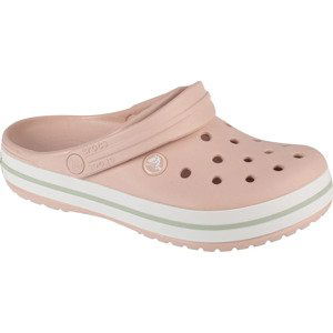 SVĚTLE RŮŽOVÉ DÁMSKÉ NAZOUVÁKY CROCS CROCBAND 11016-6UR Velikost: 41/42