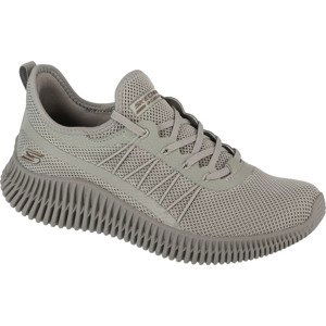 SVĚTLÉ KHAKI TENISKY SKECHERS BOBS GEO-NEW AESTHETICS 117417-SAGE Velikost: 39