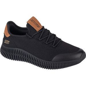 ČERNÉ PÁNSKÉ TENISKY SKECHERS BOBS GEO-CITY DAPPER 118173-BBK Velikost: 42.5