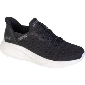 ČERNÉ PÁNSKÉ TENISKY SKECHERS SLIP-INS: BOBS SPORT SQUAD CHAOS 118300-BLK Velikost: 43