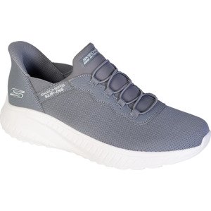 ŠEDÉ PÁNSKÉ TENISKY SKECHERS SLIP-INS: BOBS SPORT SQUAD CHAOS 118300-GRY Velikost: 43