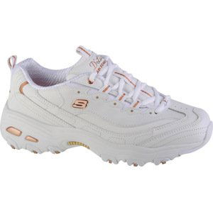 BÍLÉ DÁMSKÉ SNEAKERSY SKECHERS D'LITES FRESH START 11931-WTRG Velikost: 35.5