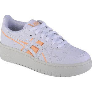 BÍLÉ DÁMSKÉ TENISKY ASICS JAPAN S PF S ORANŽOVÝMI DETAILY 1202A360-111 Velikost: 39