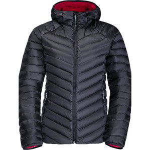 TMAVĚ ŠEDÁ PROŠÍVANÁ BUNDA JACK WOLFSKIN PASSAMANI DOWN HOODY W 1207101-1388 Velikost: M