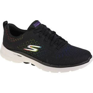 ČERNÉ DÁMSKÉ TENISKY SKECHERS GO WALK 6 - VIBRANT ENERGY 124520-BKMT Velikost: 41